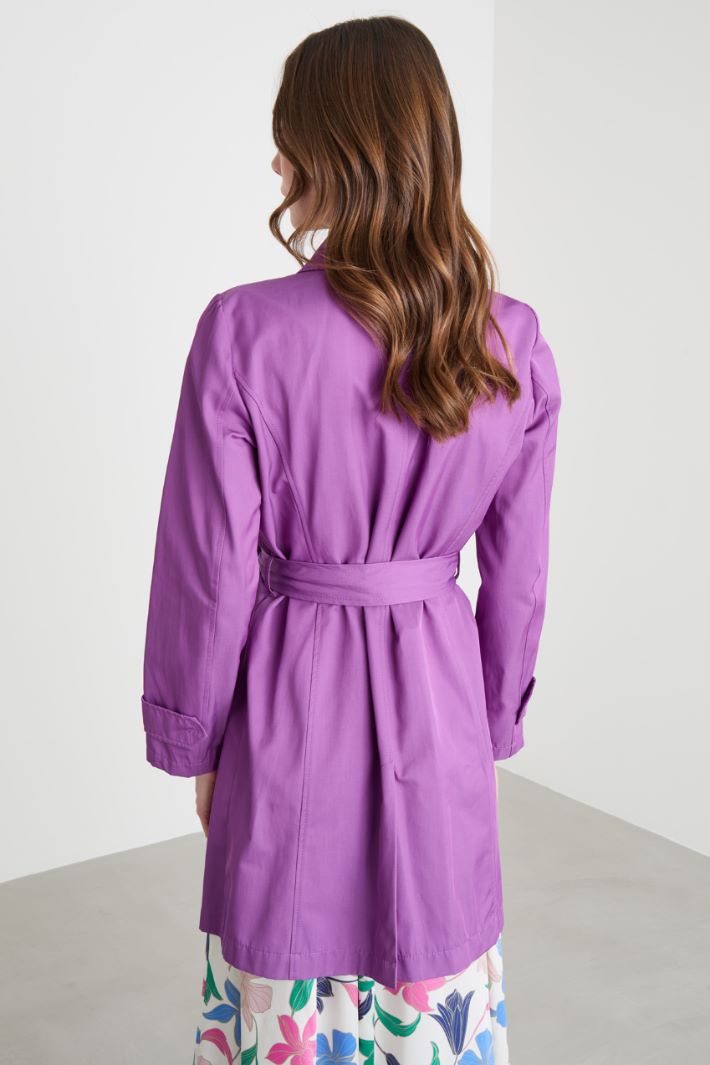Trench in gabardina antigoccia Intrend - 4
