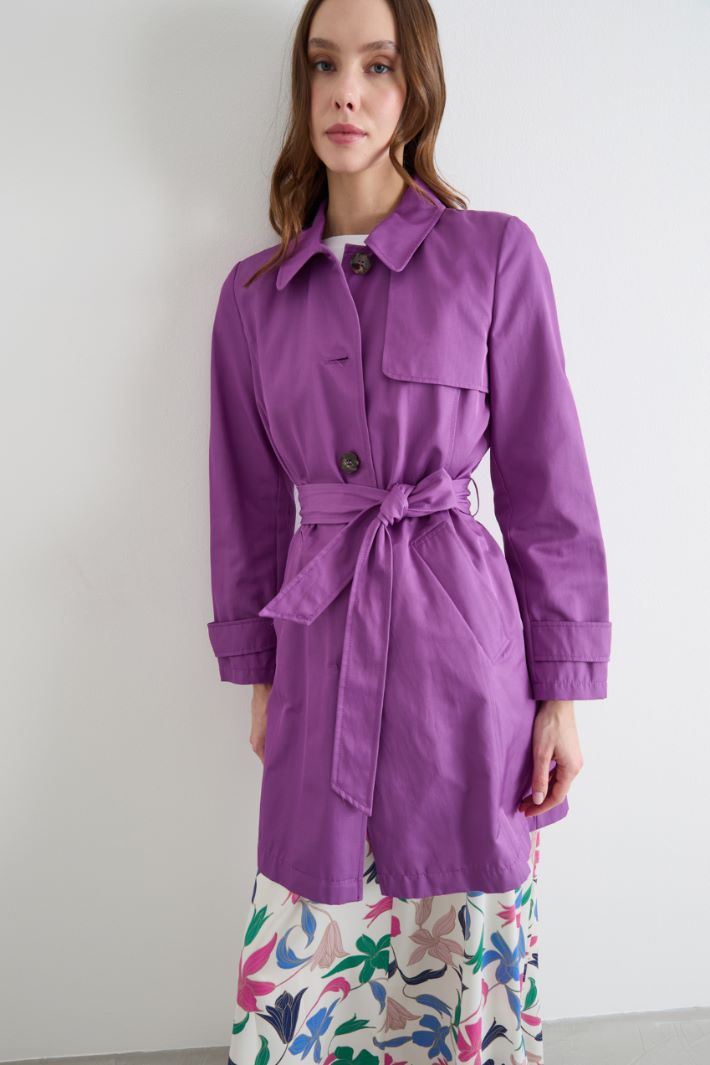 Trench in gabardina antigoccia Intrend - 2