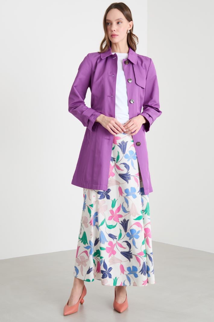 Trench in gabardina antigoccia Intrend