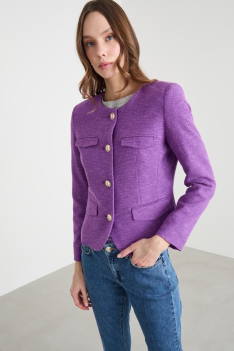 Chaqueta de natté