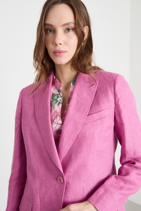 Blazer con bottone singolo