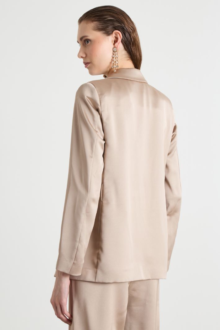 Blazer monopetto con cintura Intrend - 4