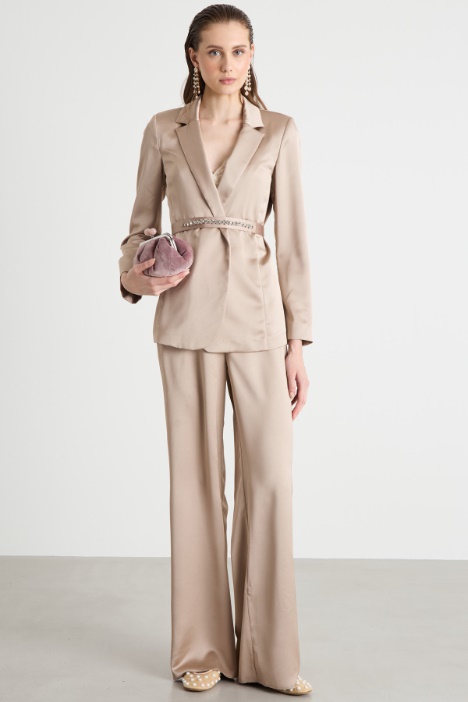 Blazer monopetto con cintura Intrend