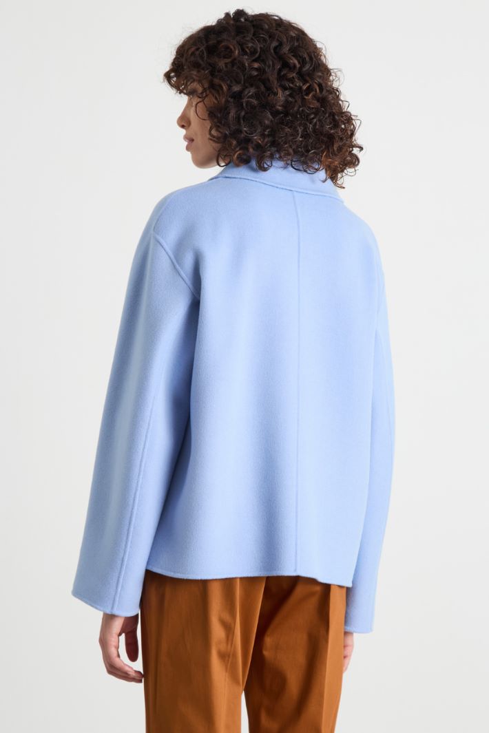 Single-breasted jacket with patch pockets Intrend - 4