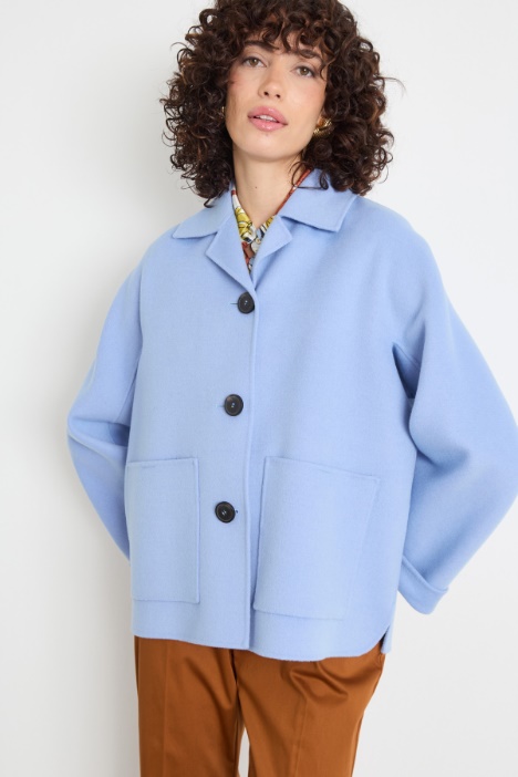 Single-breasted jacket with patch pockets Intrend