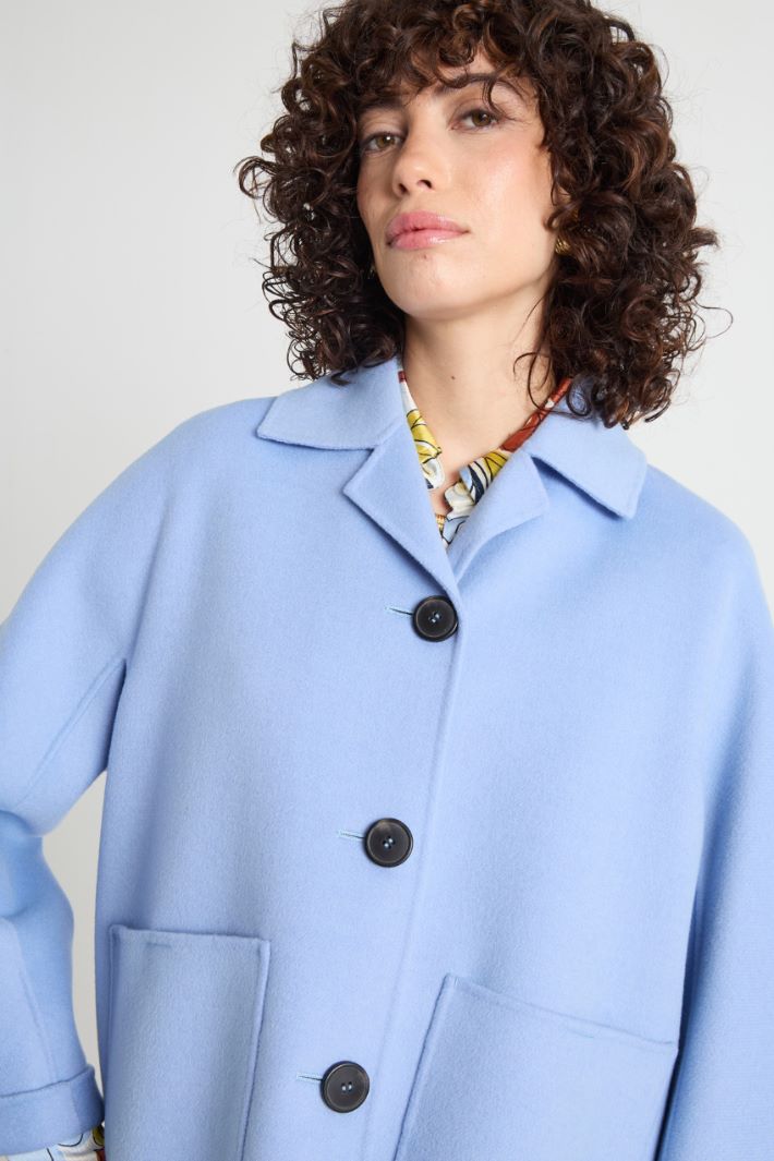 Single-breasted jacket with patch pockets Intrend - 3