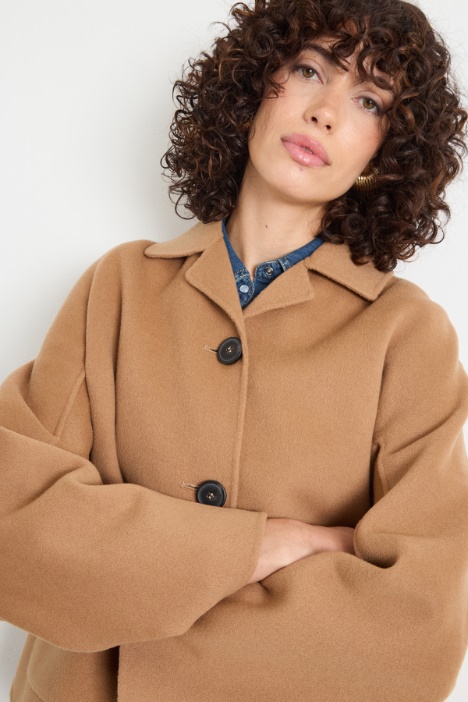 Giacca monopetto con tasche applicate