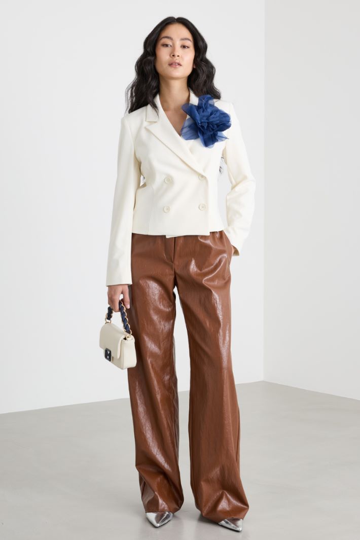 Cropped twill jacket Intrend