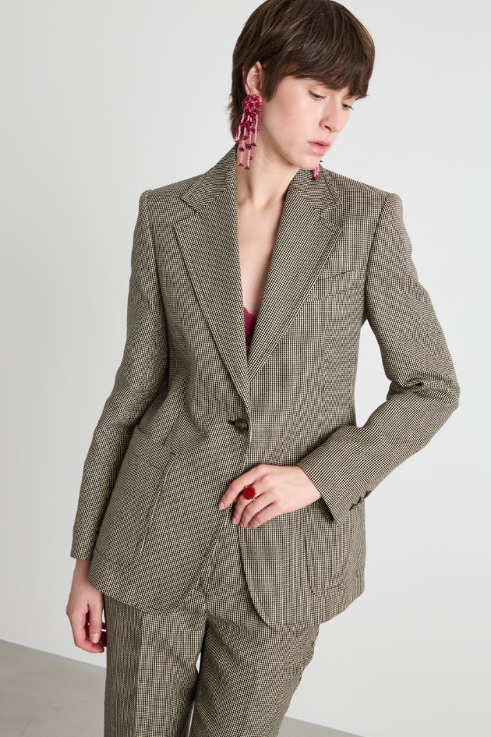 Fitted single-breasted blazer Intrend - 2