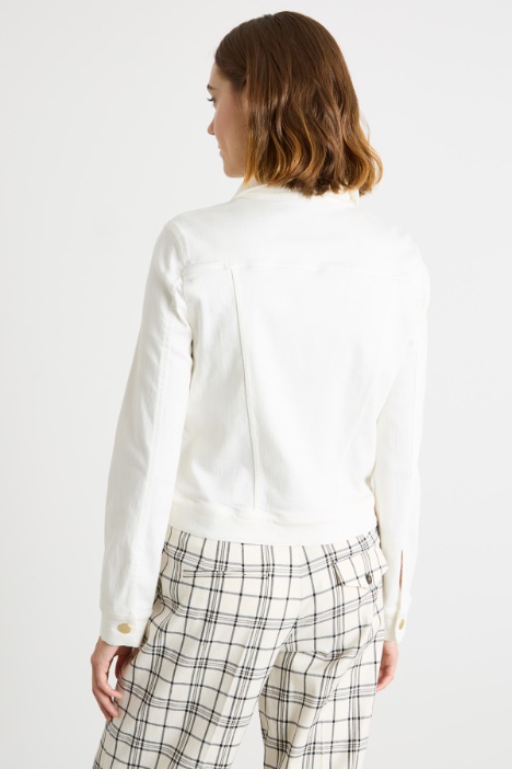 Giacca in gabardina stretch