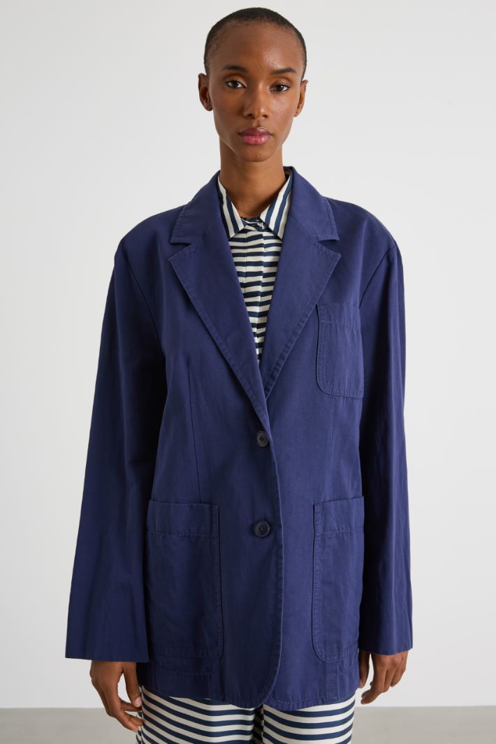 Single-breasted patch-pocket jacket Intrend - 2