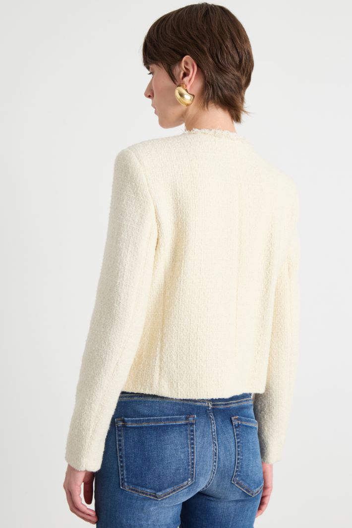 Cropped single-breasted jacket Intrend - 4