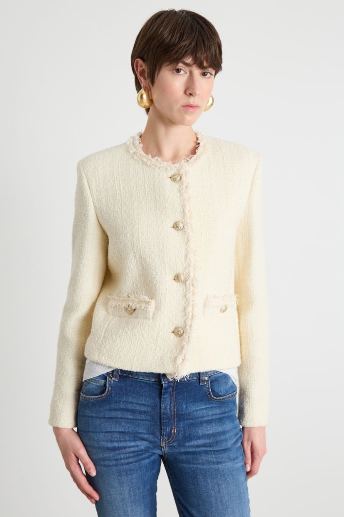 Cropped single-breasted jacket Intrend - 2