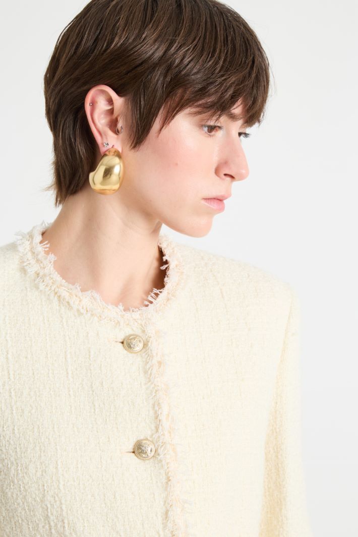 Cropped single-breasted jacket Intrend - 3