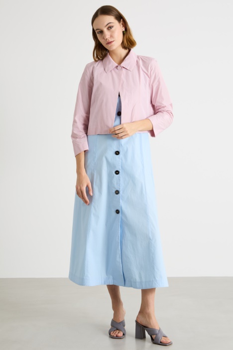 Cropped taffeta jacket Intrend