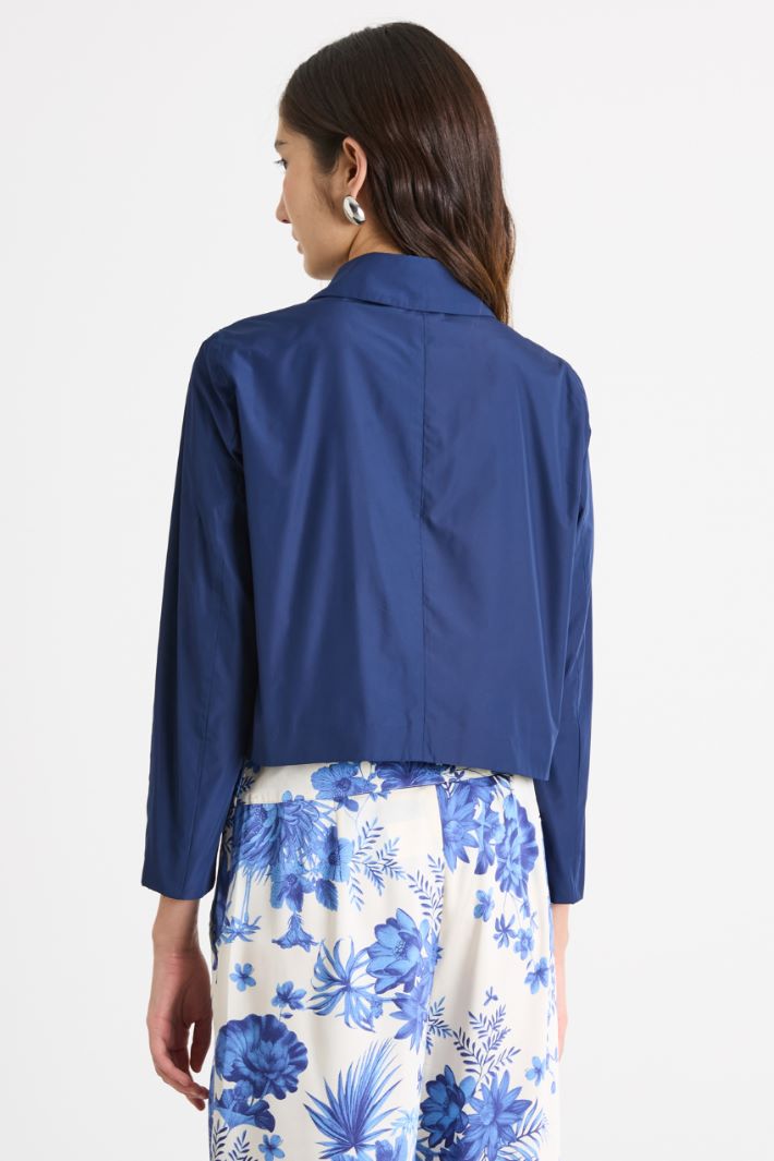 Cropped taffeta jacket Intrend - 4