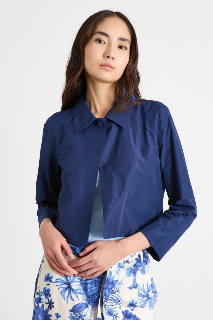 Cropped taffeta jacket Intrend - 3