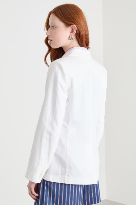 Blazer sfiancato con bottone singolo