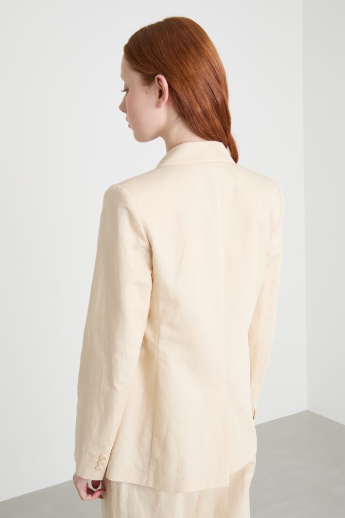 Fitted single-button blazer Intrend - 4