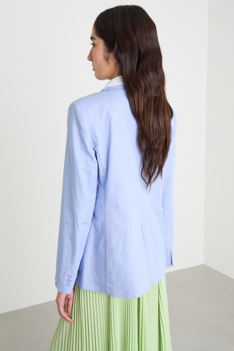 Blazer sfiancato con bottone singolo