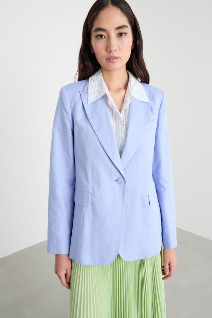 Fitted single-button blazer Intrend - 2