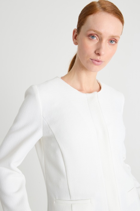 Giacca sfiancata in stuoia