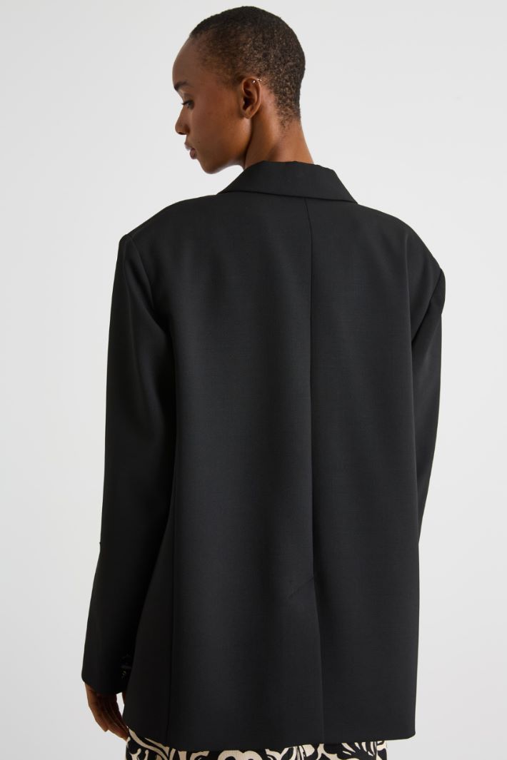 Oversized blazer with peak lapels Intrend - 4