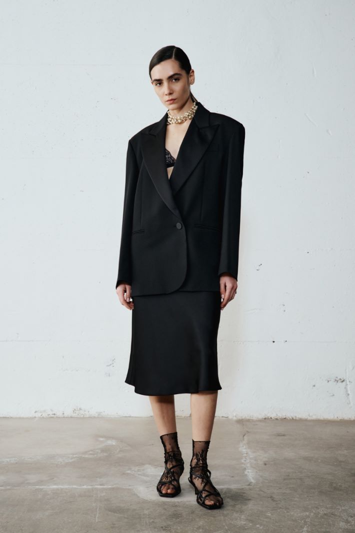 Oversized blazer with peak lapels Intrend - 5