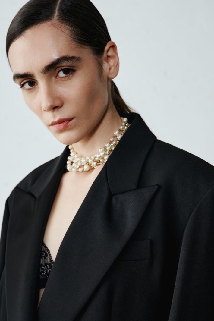 Oversized blazer with peak lapels Intrend - 6