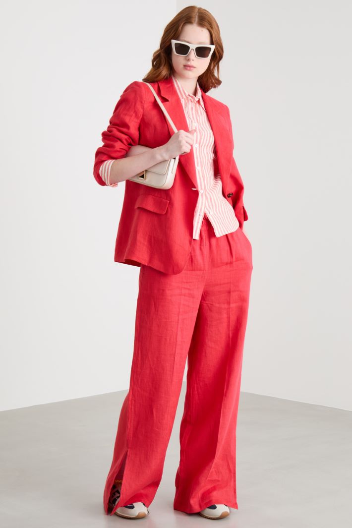 Blazer in tela Intrend