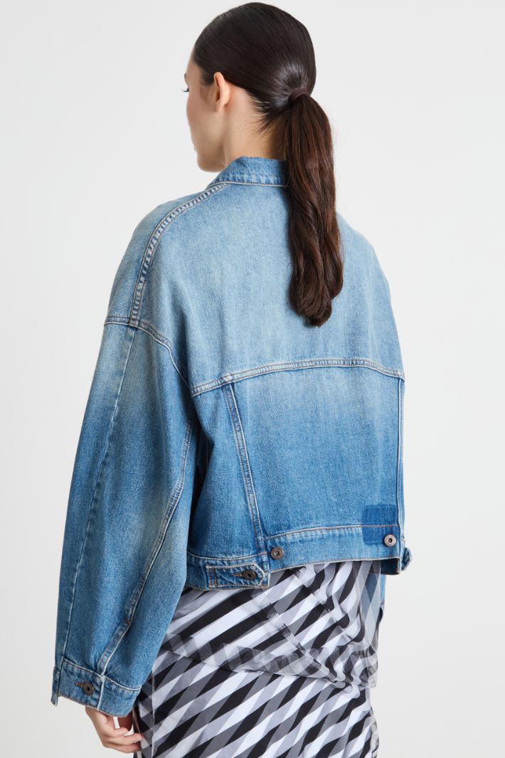 Boxy denim jacket Intrend - 4