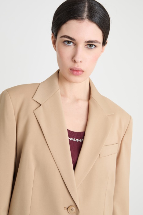 Blazer ampio e dritto
