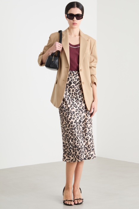 Blazer de corte recto y silueta amplia Intrend