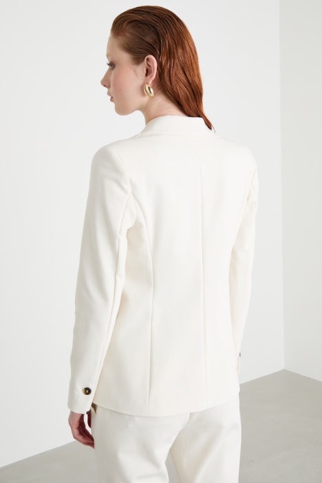 Blazer in tessuto doppio