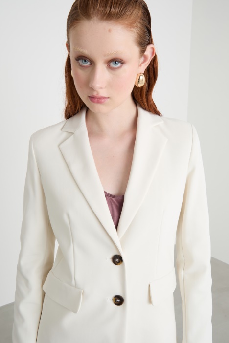 Blazer in tessuto doppio