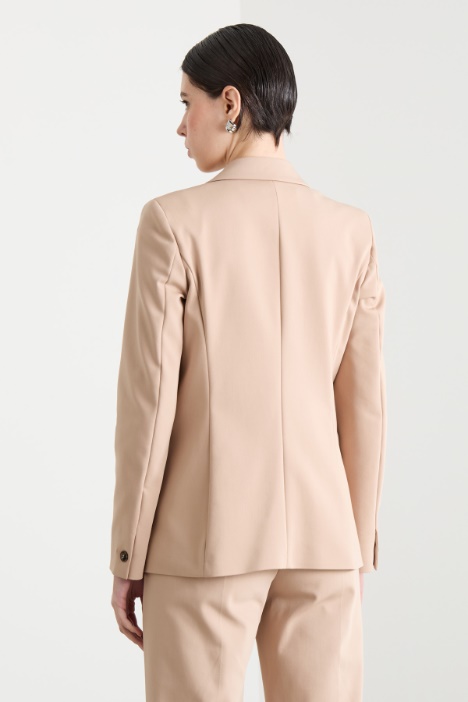 Blazer de tejido doble