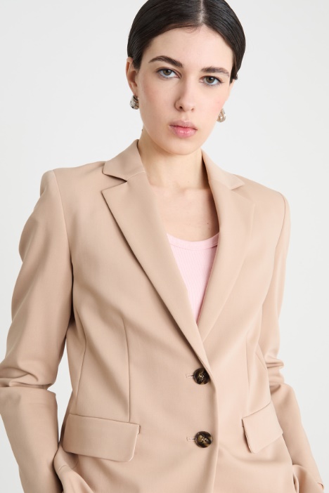Blazer de tejido doble