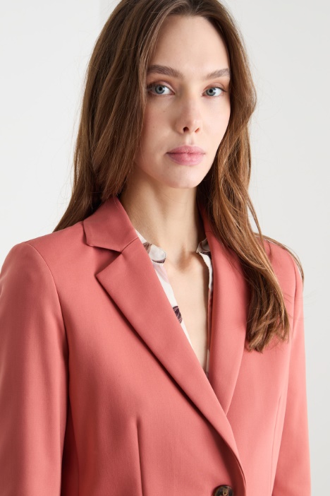 Blazer de tejido doble