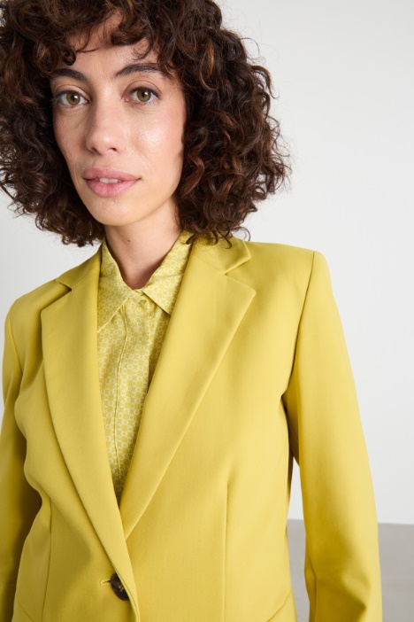 Blazer in tessuto doppio