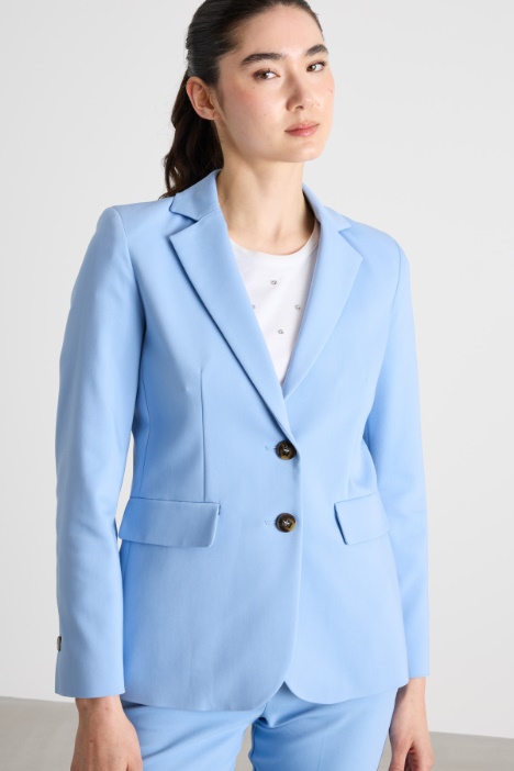 Blazer in tessuto doppio