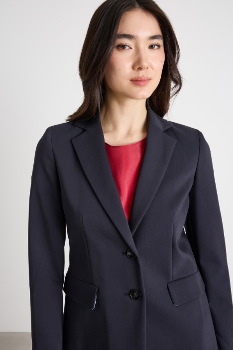 Blazer de tejido doble