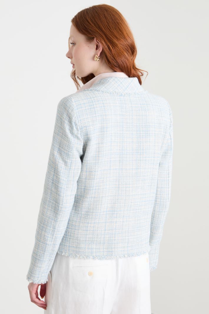 Giacca in stuoia con sfrangiature Intrend - 4