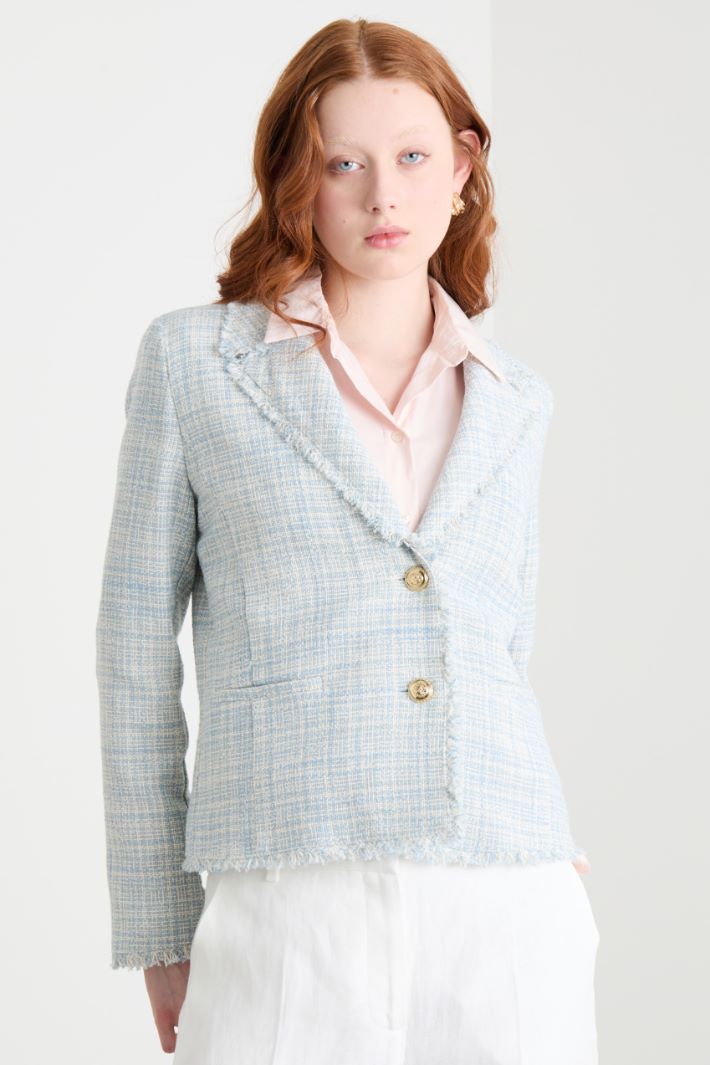 Giacca in stuoia con sfrangiature Intrend - 2