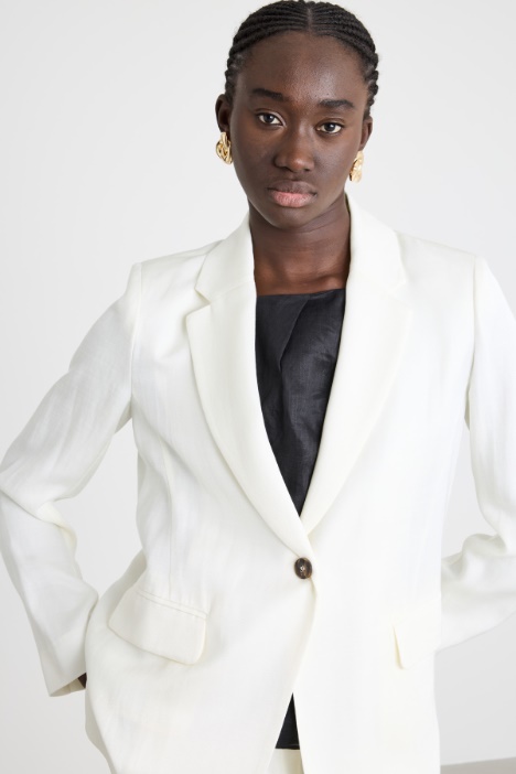 Blazer con bottone singolo