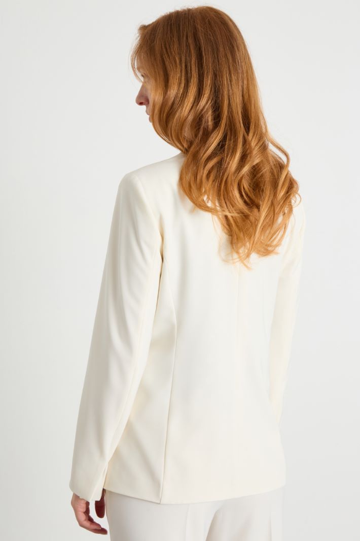 Stretch technical twill blazer Intrend - 4