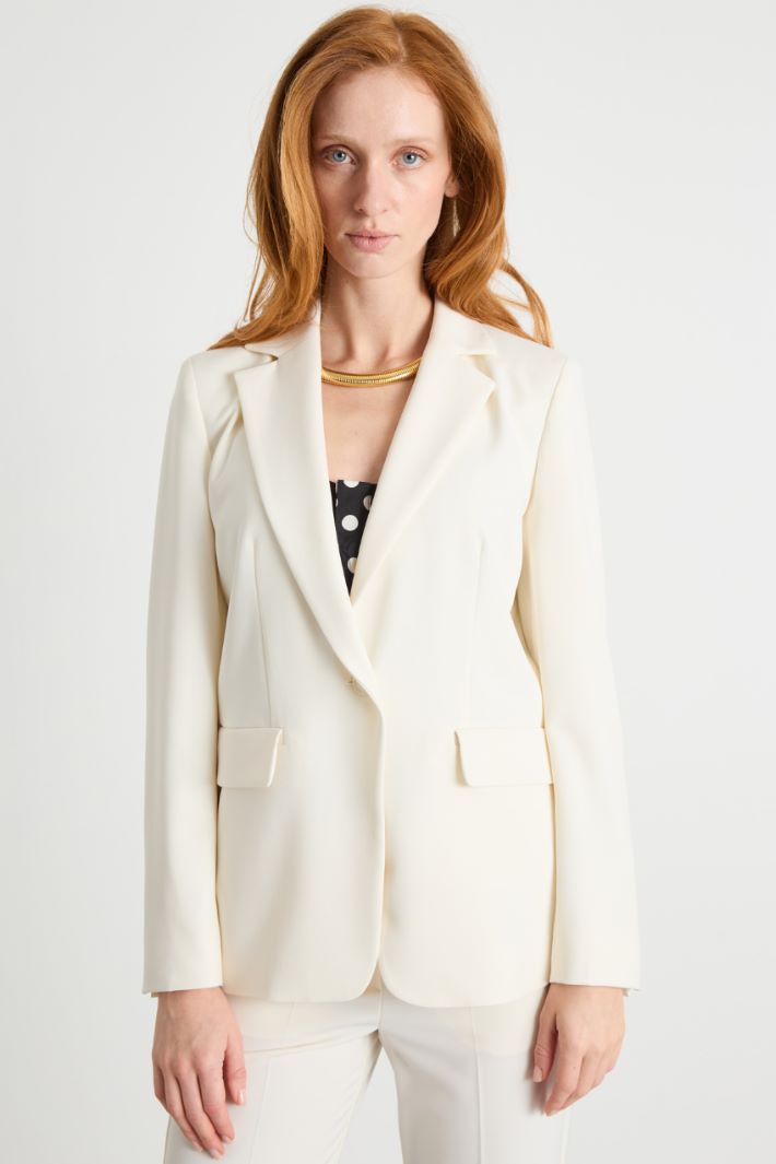 Stretch technical twill blazer Intrend - 2