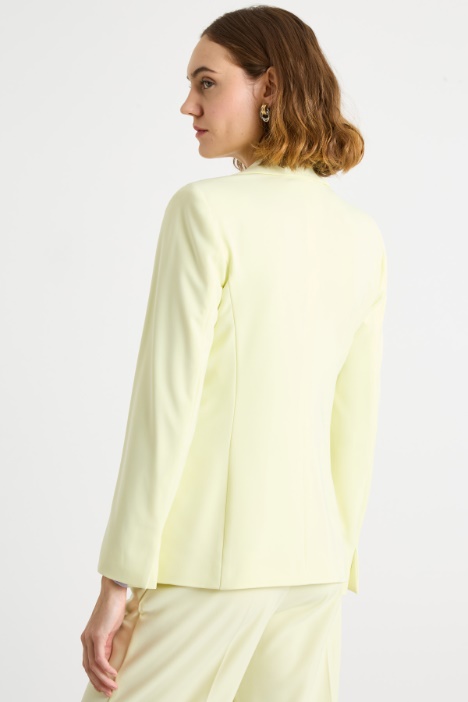 Blazer in twill tecnico stretch