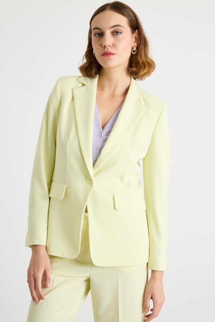Stretch technical twill blazer Intrend - 2