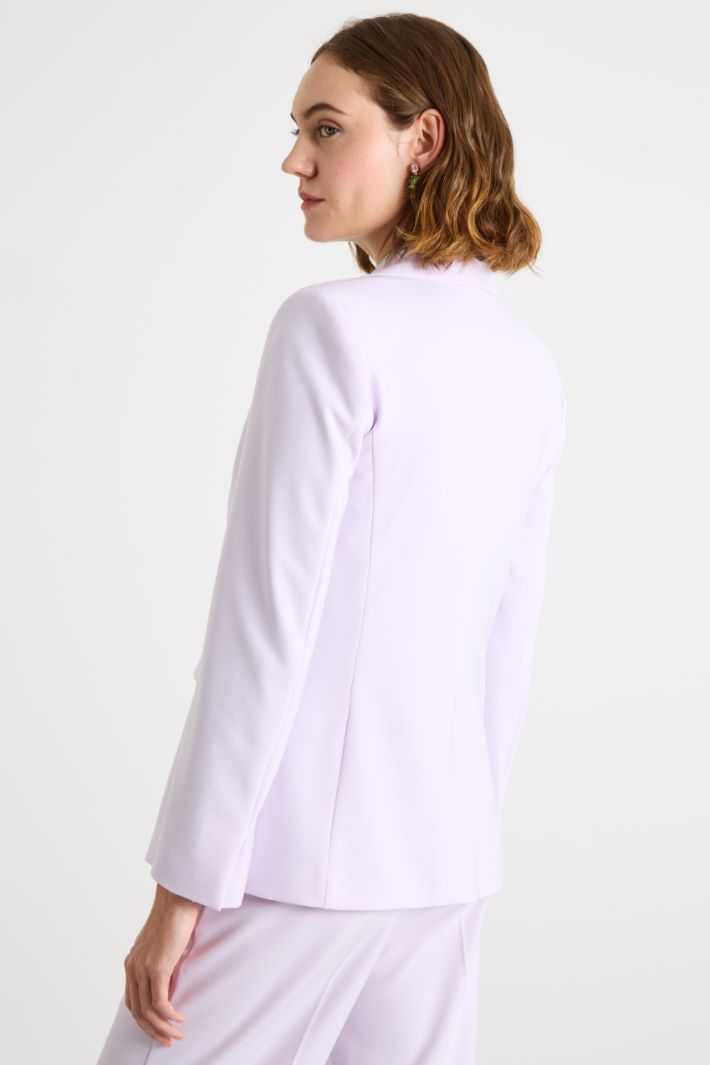 Stretch technical twill blazer Intrend - 4