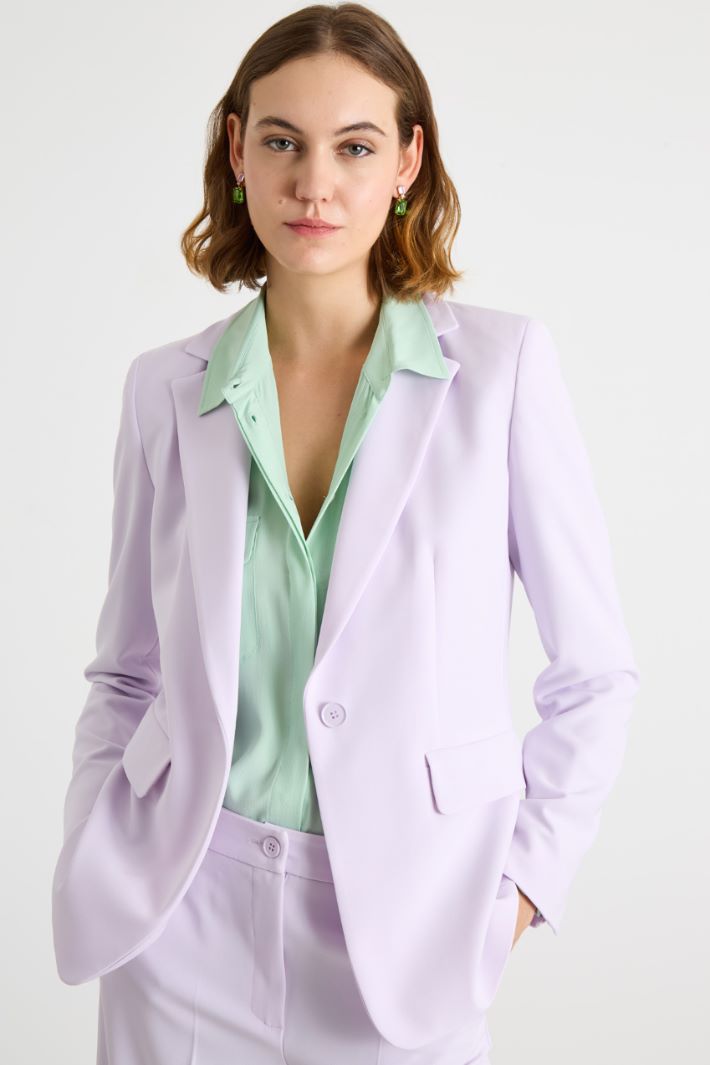 Stretch technical twill blazer Intrend - 2